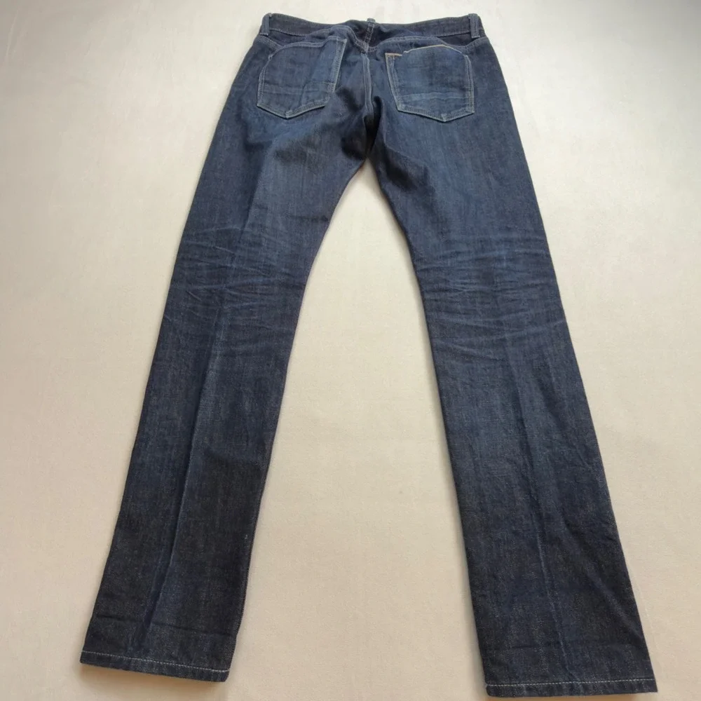 Banana Republic Premium Denim Selvedge Mens Slim Fit‎ Dark Wash Jeans 29x30 FLAW